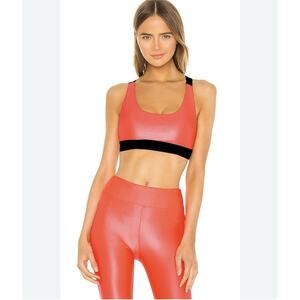 Koral women’s matching set sports bra and leggings Sz. XS guava NWOT